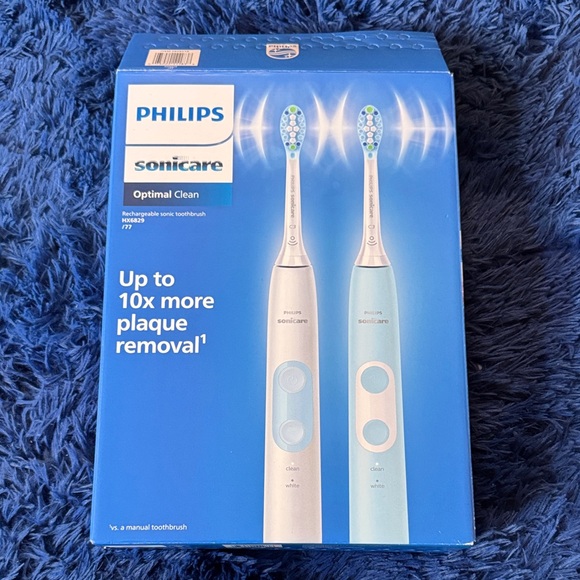Brand New Philips Sonicare Optimal Clean Toothbrush ONE Blue Handle Case Charger - Picture 1 of 15